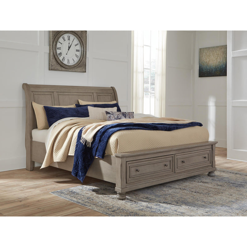Signature Design by Ashley Lettner B733 7 pc Queen Sleigh Storage Bedroom Set IMAGE 2
