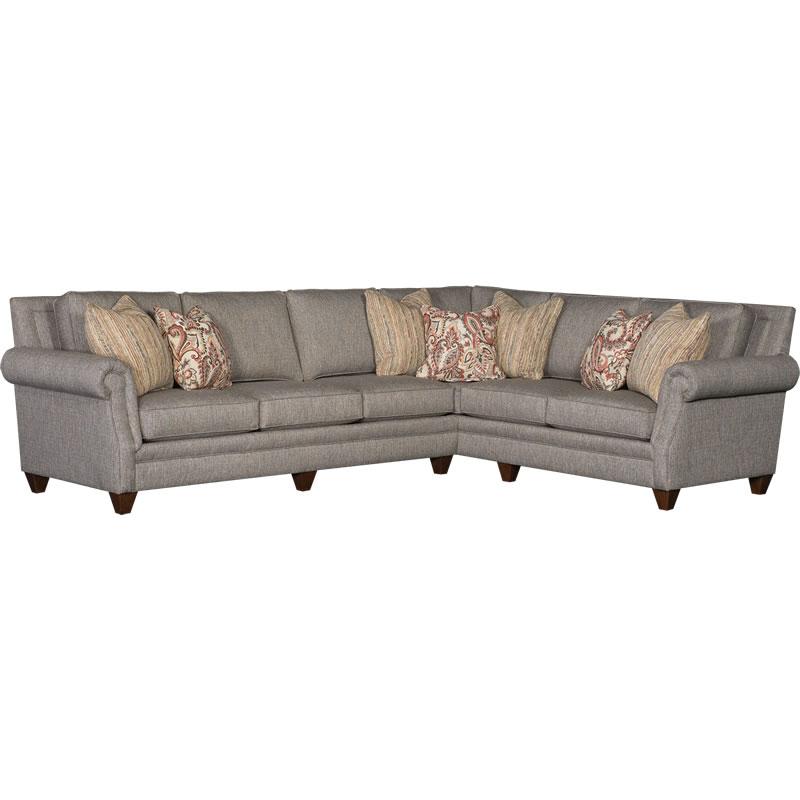 Mayo Furniture Fabric Sectional 9000F Sectional - Desiree Ash IMAGE 1