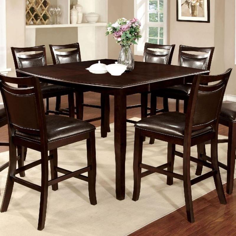 Furniture of America Square Woodside II Counter Height Dining Table CM3024PT IMAGE 1
