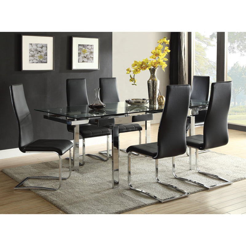 Coaster Furniture Wexford Dining Table with Glass Top 106281 IMAGE 4