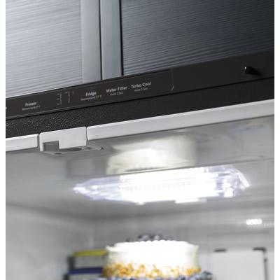 GE 30-inch, 20.9 cu. ft. Bottom Freezer Refrigerator GDE21EGKWW IMAGE 7