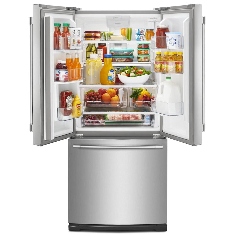 Maytag 30-inch, 19.7 cu. ft. French 3-Door Refrigerator with Water Dispenser MFW2055FRZ IMAGE 3