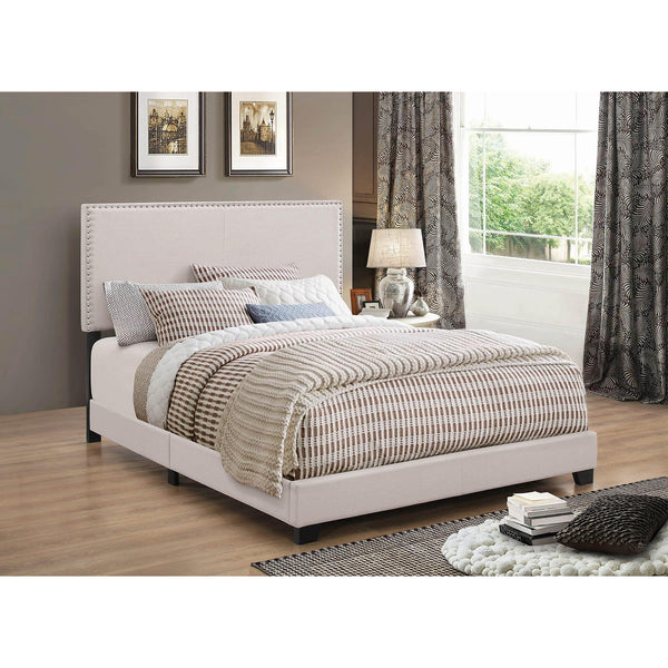 Coaster Furniture Boyd King Upholstered Platform Bed 350051KE IMAGE 1