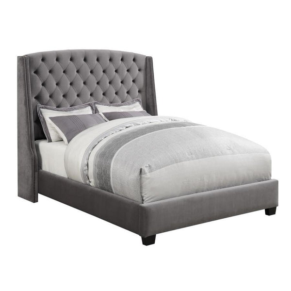 Coaster Furniture Pissarro King Upholstered Platform Bed 300515KE IMAGE 1