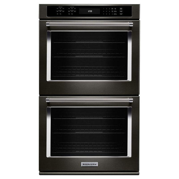 KitchenAid 27-inch, 4.3 cu. ft. Built-in Double Wall Oven with Convection KODE507EBS IMAGE 1