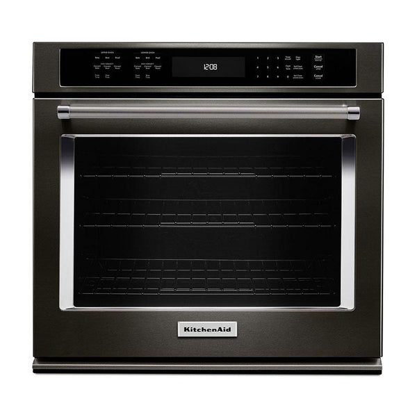 KitchenAid 27-inch, 4.3 cu. ft. Built-in Single Wall Oven with Convection KOSE507EBS IMAGE 1