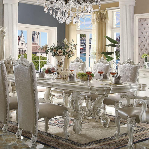 Acme Furniture Versailles Dining Table with Trestle Base 61130 IMAGE 1