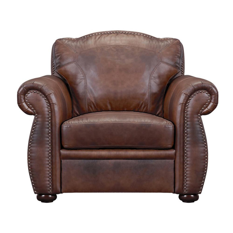 Leather Italia USA Arizona Stationary Leather Chair 1444-6110-0104234 IMAGE 1