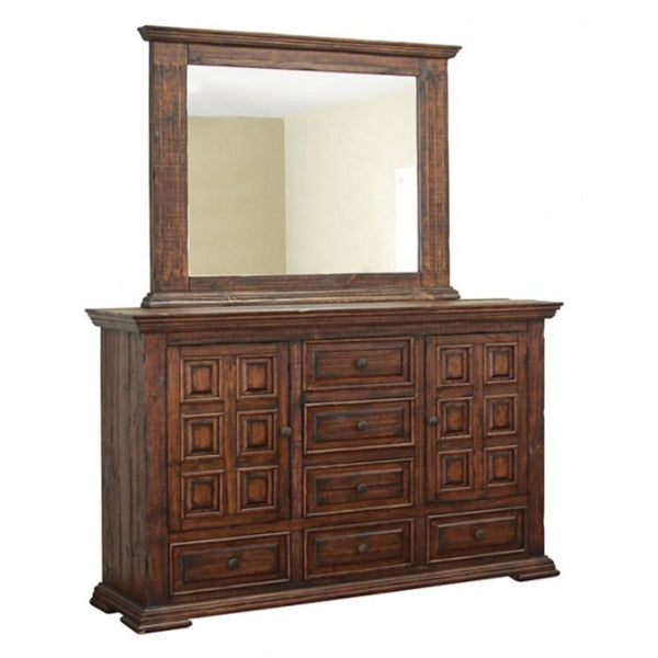 International Furniture Direct Terra Dresser Mirror IFD1020MIRR IMAGE 1