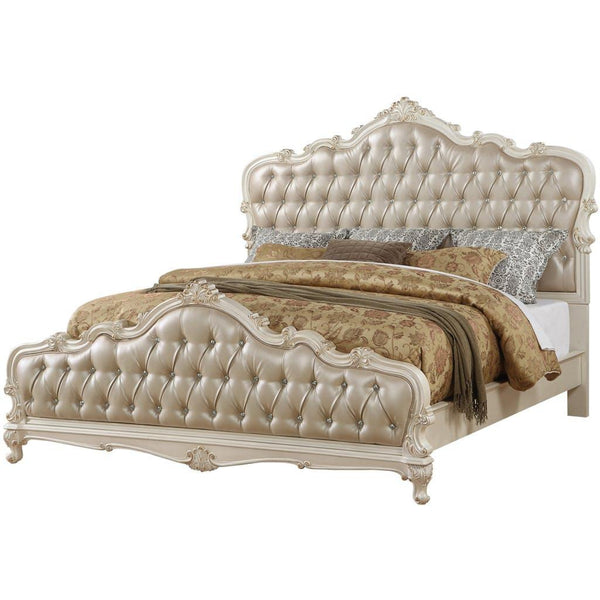 Acme Furniture Chantelle King Upholstered Panel Bed 23537EK IMAGE 1
