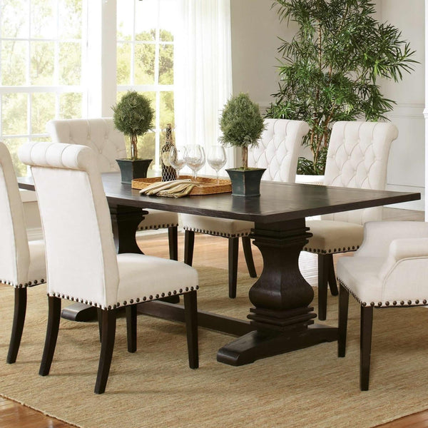 Coaster Furniture Parkins Dining Table with Pedestal Base 107411 IMAGE 1