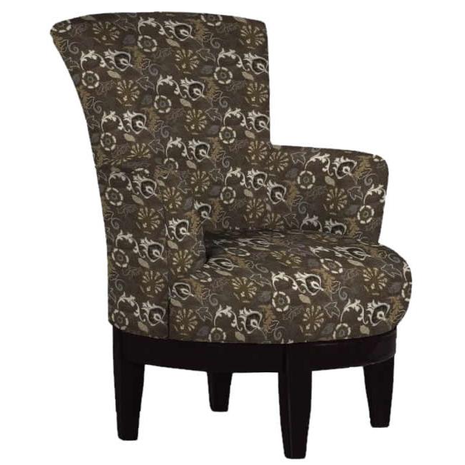 Best Home Furnishings Justine Swivel Fabric Accent Chair 2968E-30103 IMAGE 1