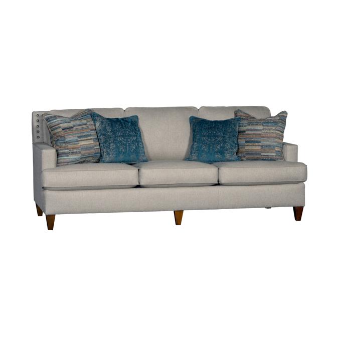 Mayo Furniture Stationary Fabric Sofa 3030F10 Sofa - Downton Coast IMAGE 1