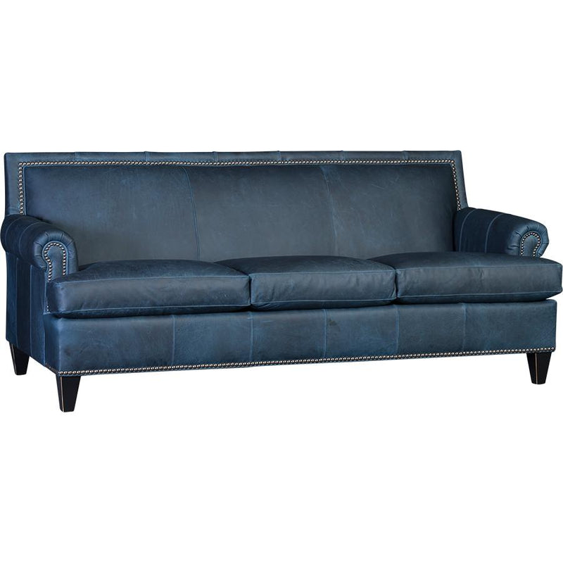Mayo Furniture Stationary Leather Sofa 5015L Sofa - Tenby Adriatic IMAGE 1