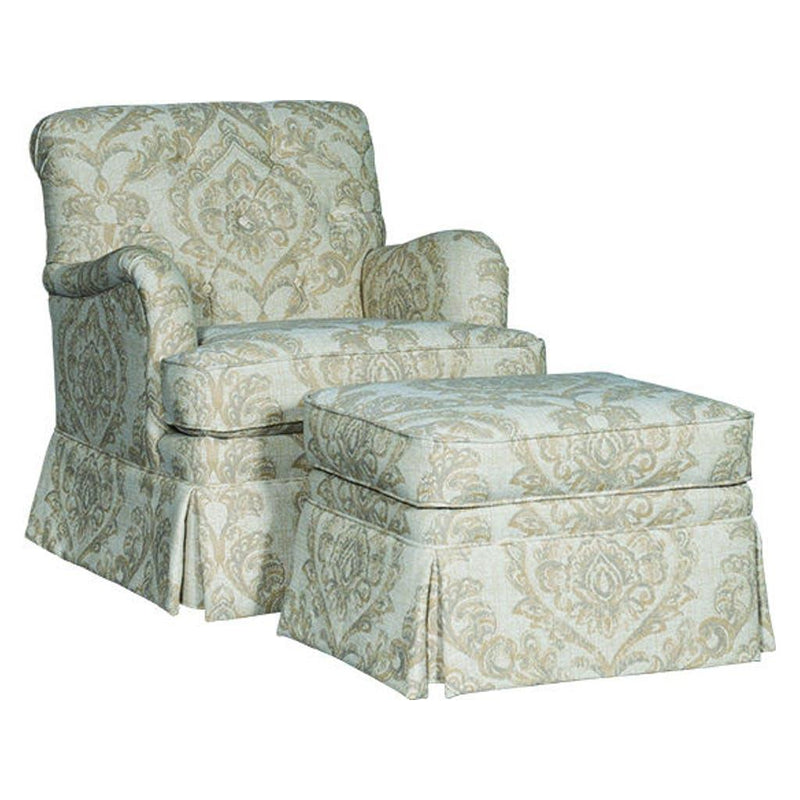 Mayo Furniture Fabric Ottoman 2495F50 Ottoman - Olvera Sandstone IMAGE 2