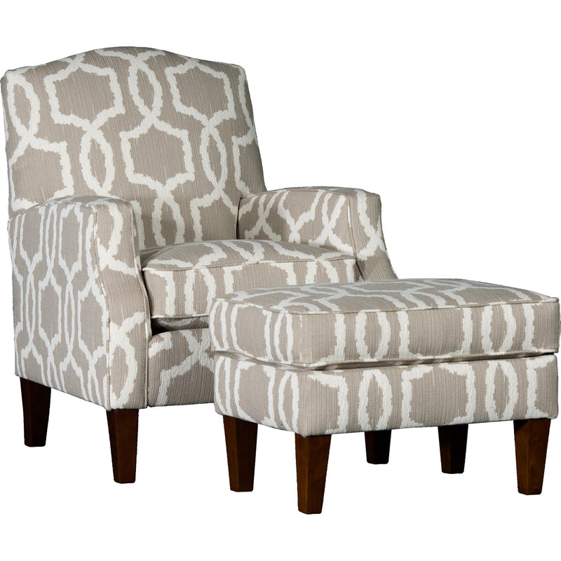 Mayo Furniture Fabric Ottoman 3725F50 Ottoman - Kidada Flax IMAGE 2