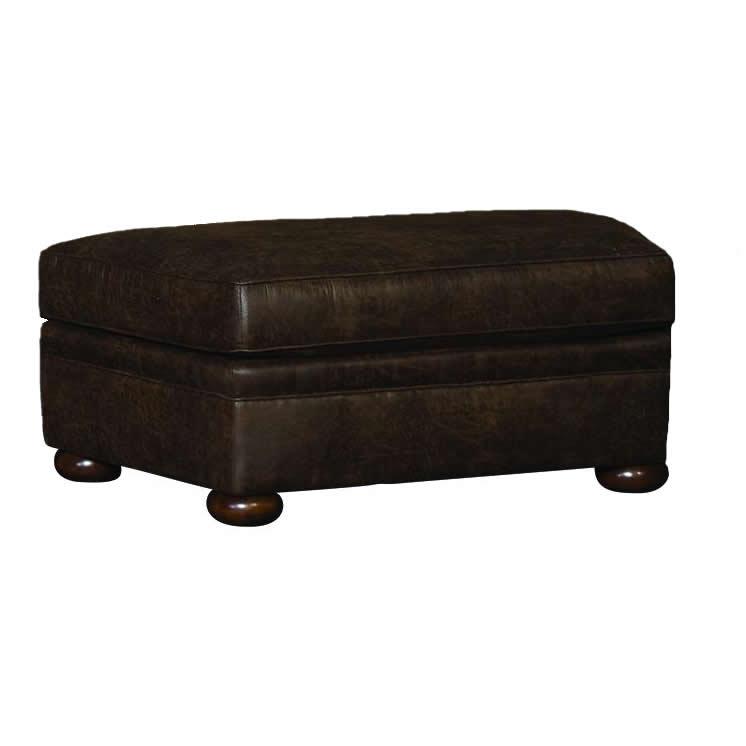 Mayo Furniture Leather Ottoman 7500LF51 Table Ottoman - Palance Tobacoo IMAGE 1