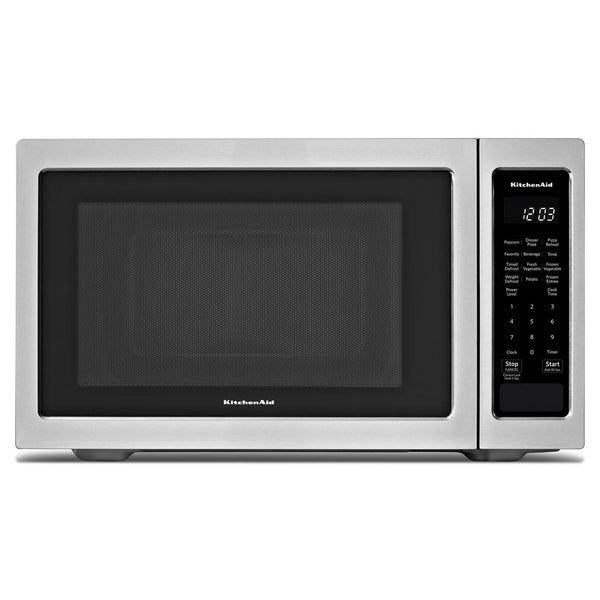 KitchenAid 22-inch, 1.6 cu. ft. Countertop Microwave Oven KMCS1016GSS IMAGE 1