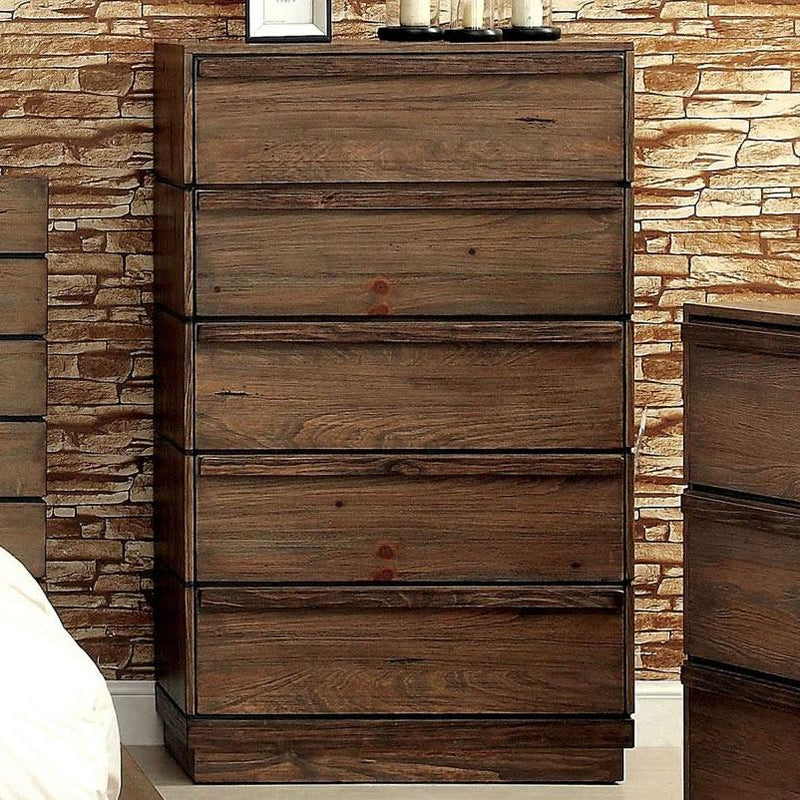 Furniture of America Coimbra 5-Drawer Chest CM7623C IMAGE 2