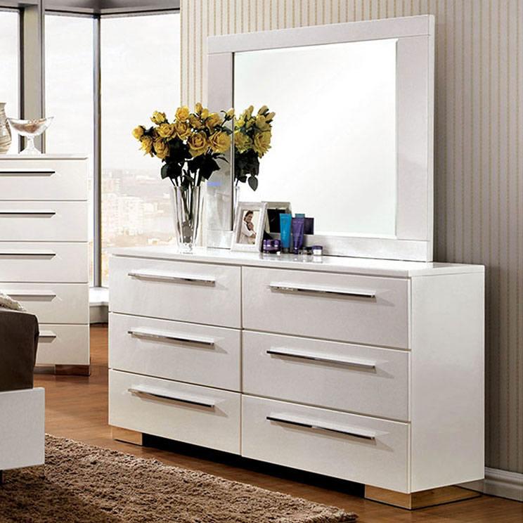Furniture of America Clementine Dresser Mirror CM7201M IMAGE 4