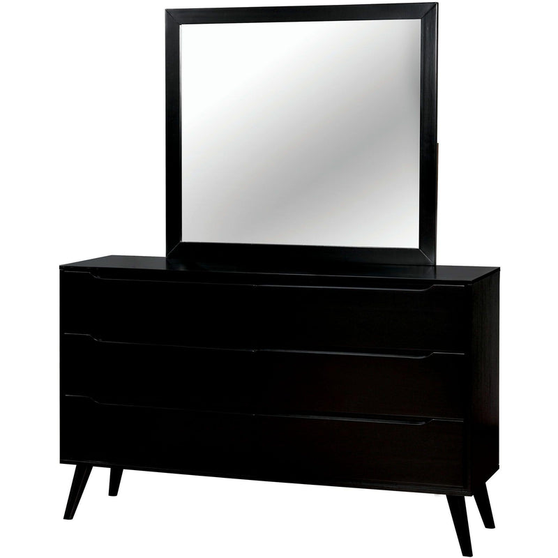 Furniture of America Lennart II Dresser Mirror CM7386BK-M IMAGE 2