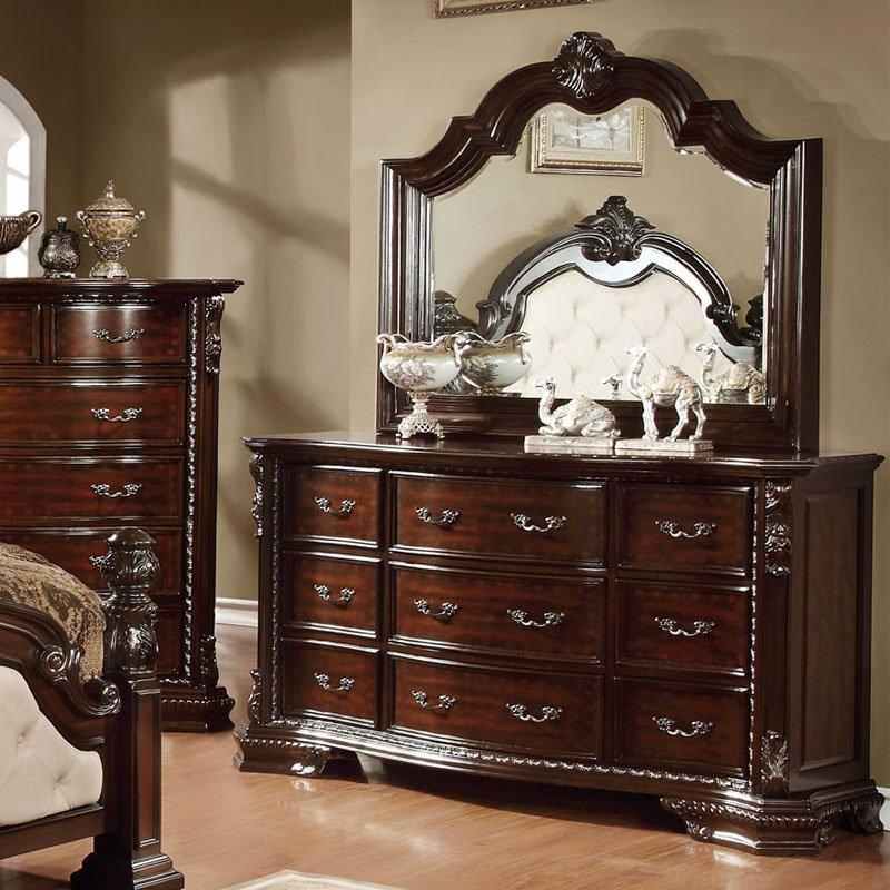 Furniture of America Monte Vista I Arched Dresser Mirror CM7267M IMAGE 2