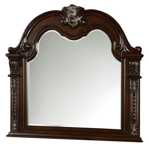 Furniture of America Fromberg Arched Dresser Mirror CM7670M IMAGE 1