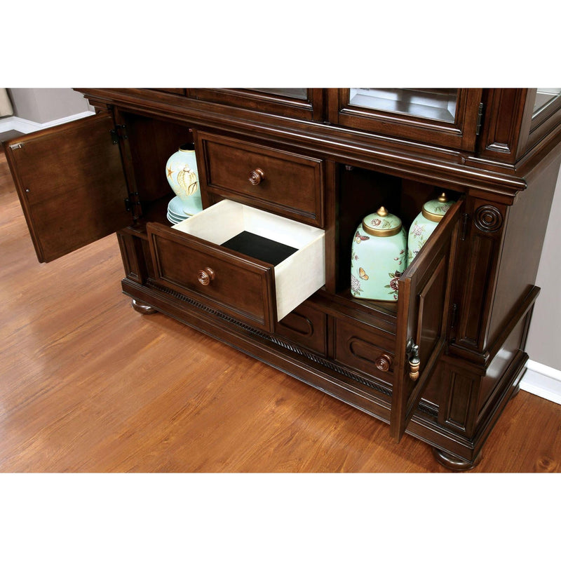 Furniture of America Alpena 2 pc China Cabinet CM3350HB-SET IMAGE 4