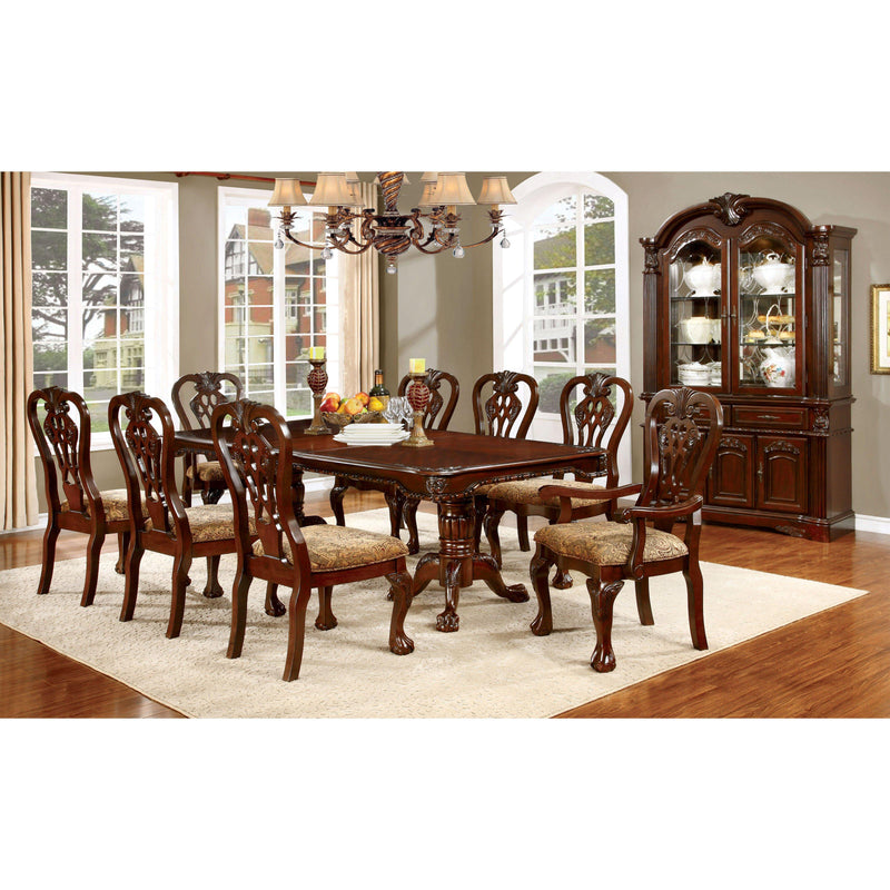 Furniture of America Elana Dining Table with Pedestal Base CM3212T-TABLE IMAGE 4