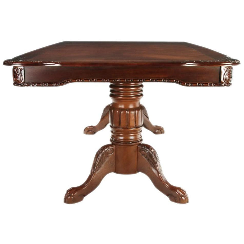 Furniture of America George Town Dining Table with Pedestal Base CM3222T-TABLE IMAGE 3