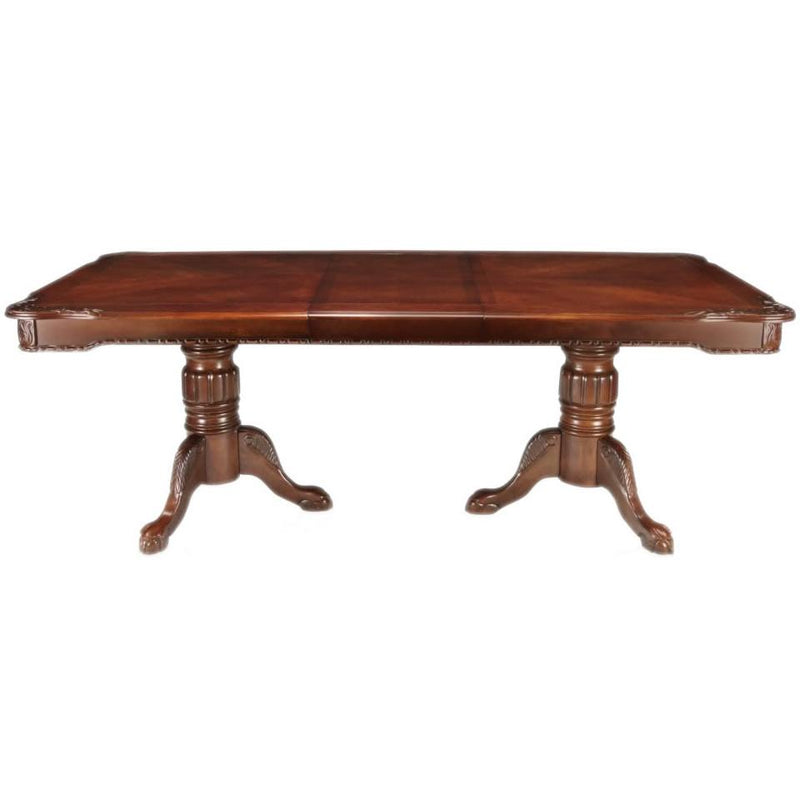 Furniture of America George Town Dining Table with Pedestal Base CM3222T-TABLE IMAGE 4