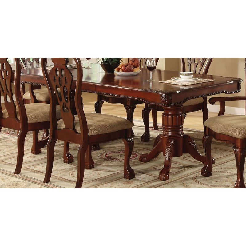 Furniture of America George Town Dining Table with Pedestal Base CM3222T-TABLE IMAGE 8