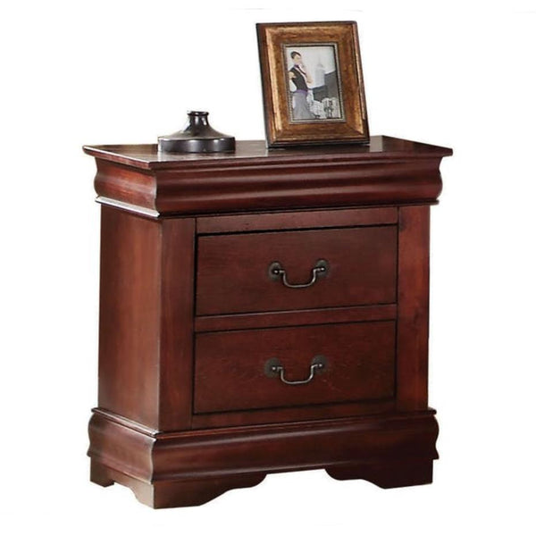 Acme Furniture Louis Philippe 2-Drawer Nightstand 23753 IMAGE 1