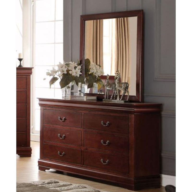 Acme Furniture Louis Philippe Dresser Mirror 23754 IMAGE 2