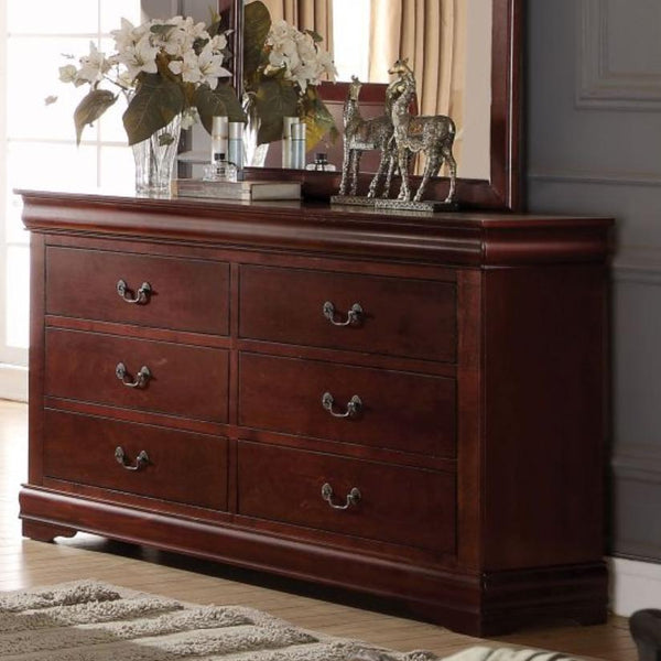 Acme Furniture Louis Philippe 6-Drawer Dresser 23755 IMAGE 1