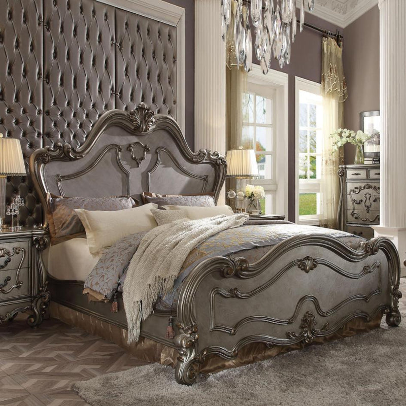 Acme Furniture Versailles King Panel Bed 26857EK IMAGE 1