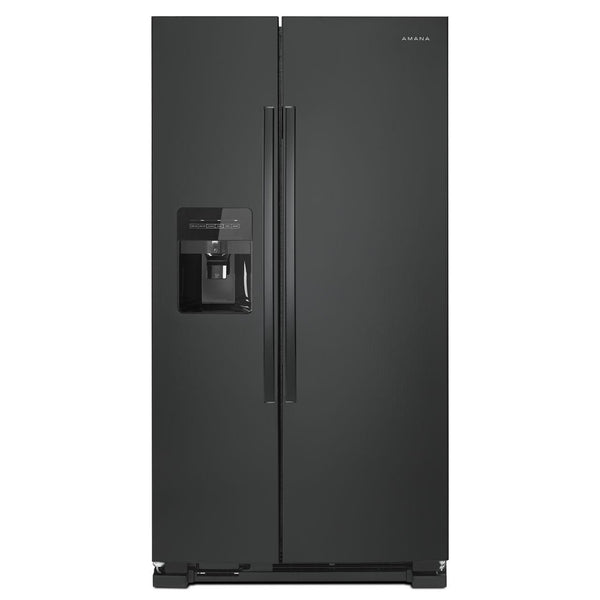 Amana 33-inch, 21 cu.ft. Freestanding side-by-side refrigerator with Water and Ice Dispensing System ASI2175GRB IMAGE 1