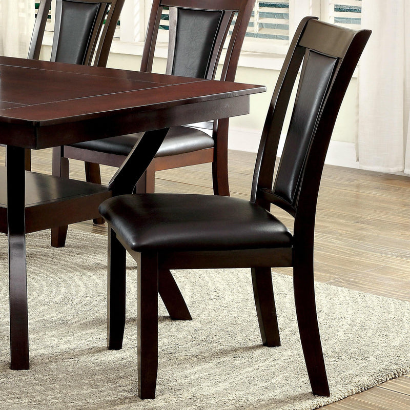 Furniture of America Brent Dining Chair CM3984DK-SC-2PK IMAGE 2