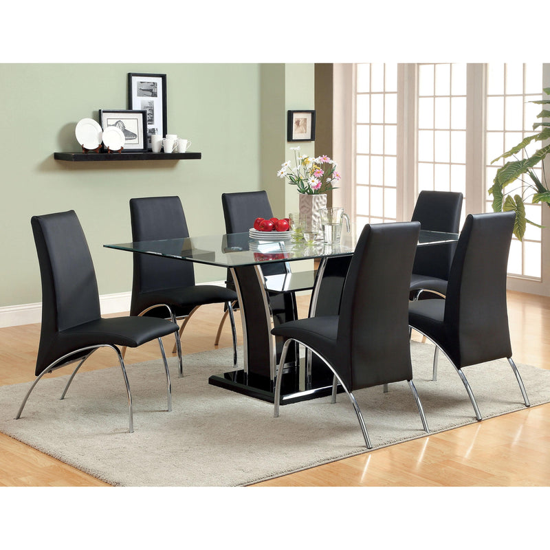 Furniture of America Wailoa Dining Chair CM8370BK-SC-2PK IMAGE 4