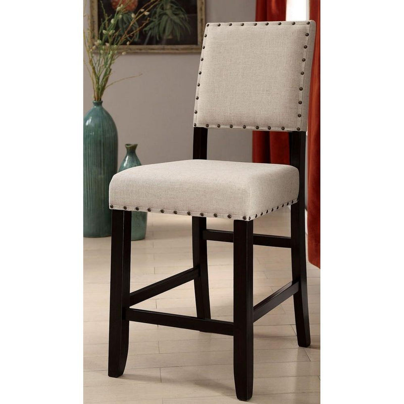 Furniture of America Sania II Counter Height Dining Chair CM3324BK-PC-2PK IMAGE 2