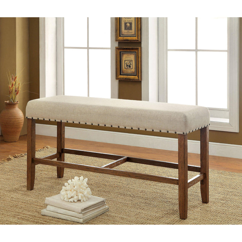 Furniture of America Sania Counter Height Bench CM3324PBN IMAGE 2