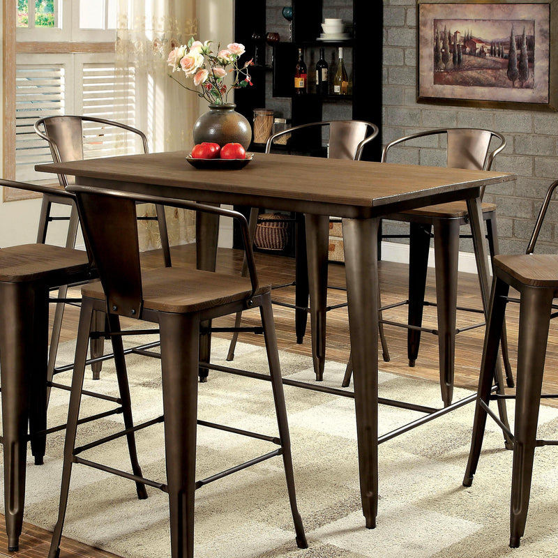 Furniture of America Cooper II Counter Height Dining Table CM3529PT IMAGE 1