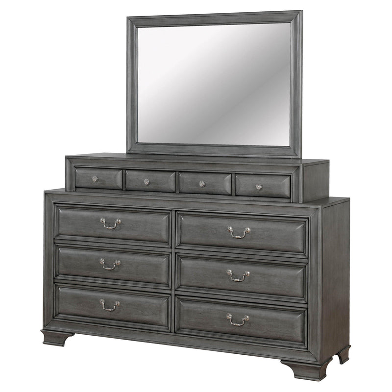 Furniture of America Brandt Dresser Mirror CM7302GY-M IMAGE 2