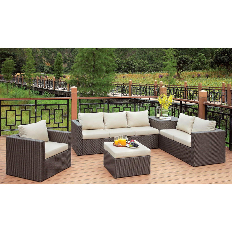 Furniture of America Outdoor Seating Sectionals CM-OS1818-SET IMAGE 1