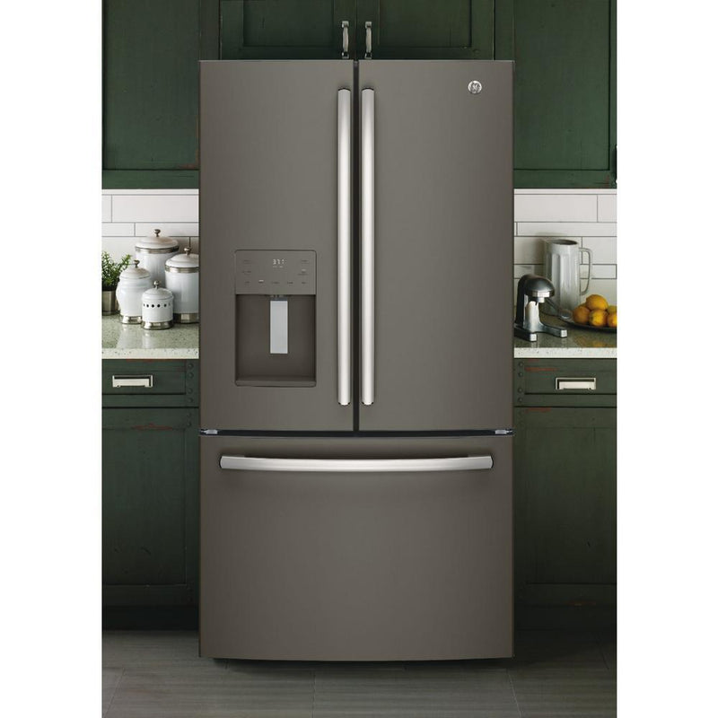 GE 36-inch, 25.6 cu. ft. French 3-Door Refrigerator GFE26JMMES IMAGE 13