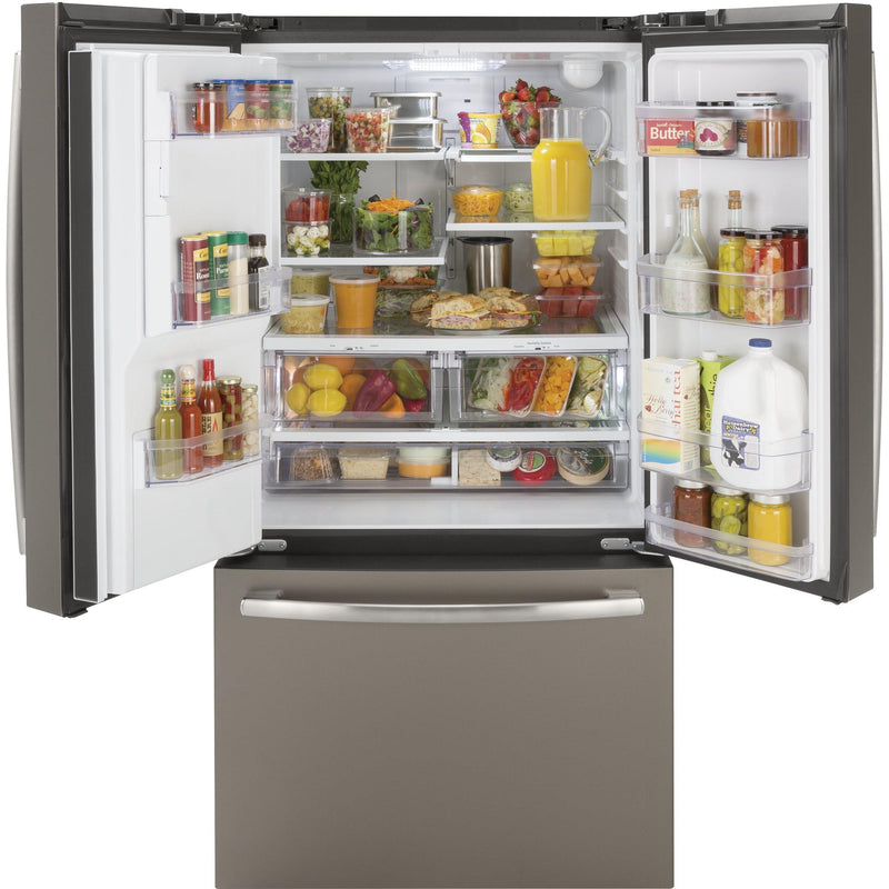 GE 36-inch, 25.6 cu. ft. French 3-Door Refrigerator GFE26JMMES IMAGE 5