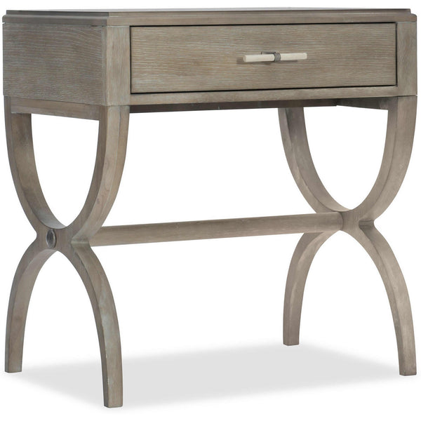 Hooker Furniture Affinity 1-drawer Nightstand 6050-90015-GRY IMAGE 1