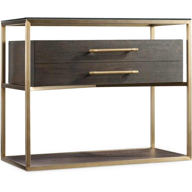 Hooker Furniture Curata 1-drawer Nightstand 1600-90016-DKW IMAGE 1
