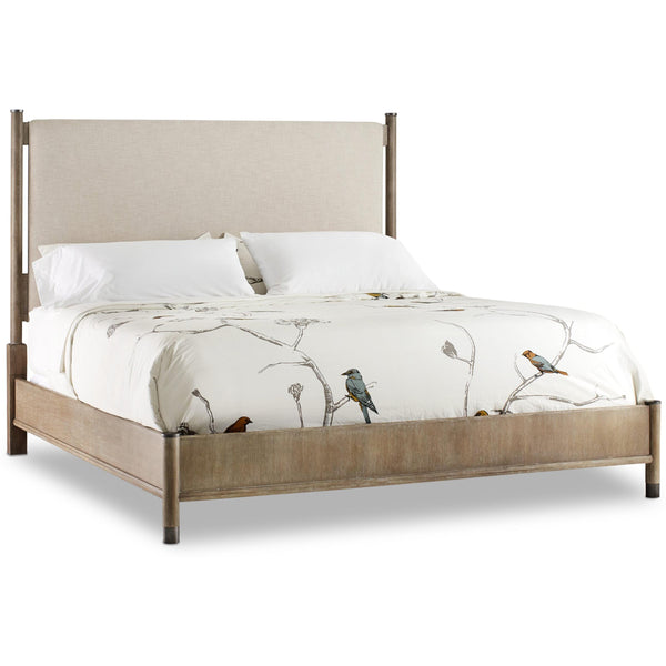 Hooker Furniture Affinity King Upholstered Panel Bed 6050-90966-GRY IMAGE 1