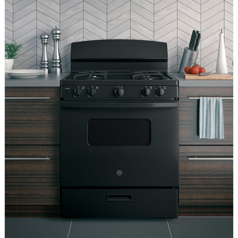 GE 30-inch Freestanding Gas Range with Front Controls JGBS10DEMBB IMAGE 11